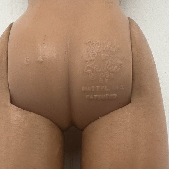 Vintage Mattel Midge Doll Titan Red Hair Flip Freckles 1960s - Picture 10 of 16